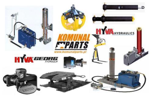 Komunal Parts HYVA produkty części zamienne pompy hydrauliczne siłowniki wywrotu rozdzielacze zbiorniki olejowe
